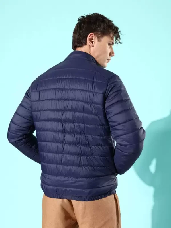 Men Solid Padded Jacket - Image 2